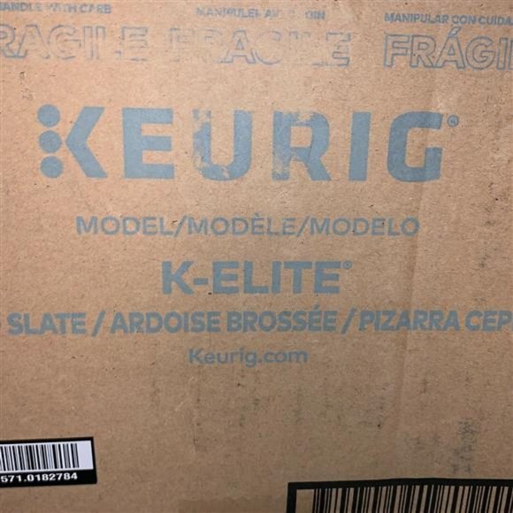 New Keurig K-Elite Single Serve K-Cup Pod Coffee Maker - Brushed Slate / Silver - Picture 3 of 10